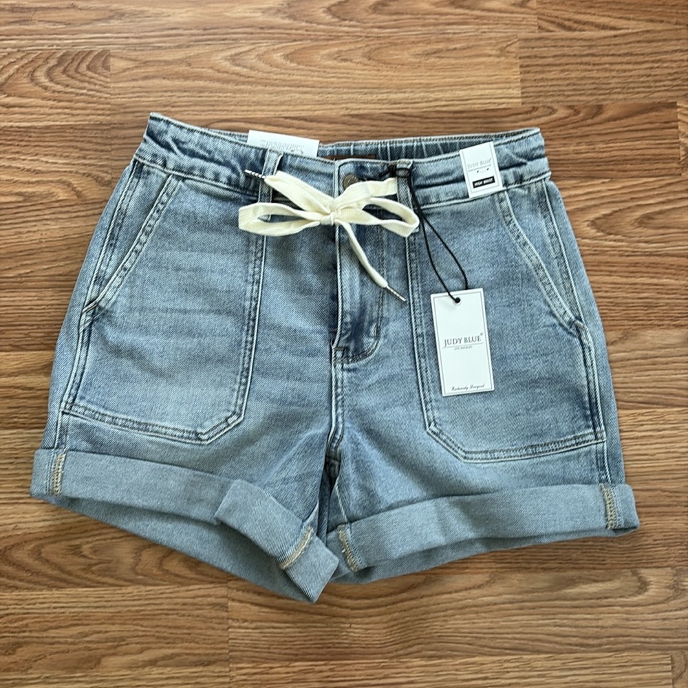 NWT Judy Blue Jogger Denim Shorts